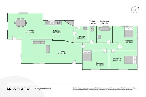 Photo of property in 26 Royal Park Drive, Parklands, Christchurch, 8083