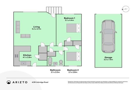 Photo of property in 4/28 Uxbridge Road, Mellons Bay, Auckland, 2014