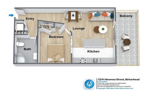 Photo of property in 1/241 Hinemoa Street, Birkenhead, Auckland, 0626