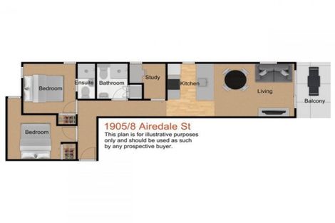 Photo of property in Queen's Residences, 1905/8 Airedale Street, Auckland Central, Auckland, 1010