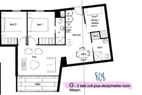 Photo of property in Soho Apartments, 808/74 Taranaki Street, Te Aro, Wellington, 6011