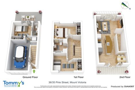 Photo of property in Pirie Street Townhouses, 36/35 Pirie Street, Mount Victoria, Wellington, 6011