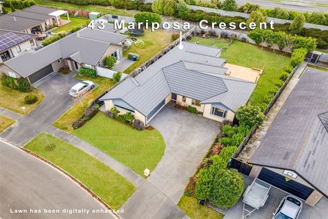 Photo of property in 43 Mariposa Crescent, Aidanfield, Christchurch, 8025