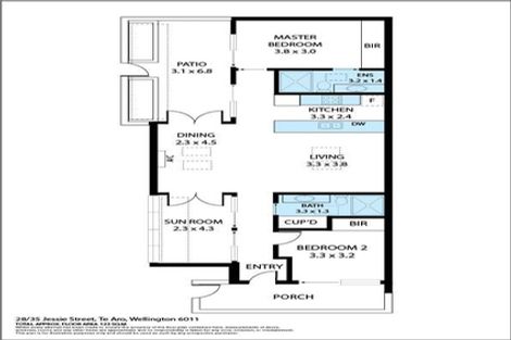 Photo of property in Sol Apartments, 28/37 Jessie Street, Te Aro, Wellington, 6011