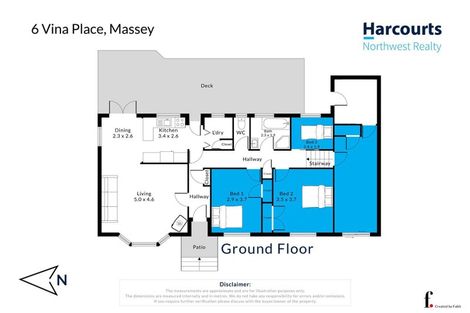 Photo of property in 6 Vina Place, Massey, Auckland, 0614