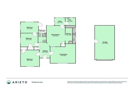 Photo of property in 14 Moore Avenue, Tawhero, Whanganui, 4501