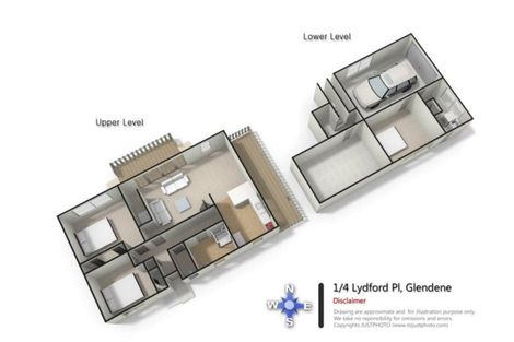 Photo of property in 1/4 Lydford Place, Glendene, Auckland, 0602