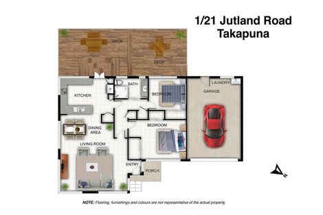 Photo of property in 1/21 Jutland Road, Hauraki, Auckland, 0622