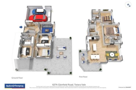 Photo of property in 627 Glenfield Road, Totara Vale, Auckland, 0629