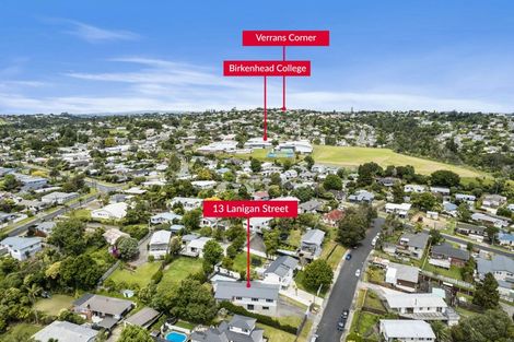 Photo of property in 13 Lanigan Street, Birkdale, Auckland, 0626