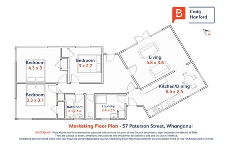 Photo of property in 57 Paterson Street, Aramoho, Whanganui, 4500