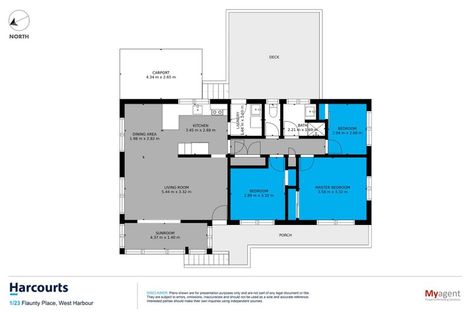 Photo of property in 2/23 Flaunty Place, West Harbour, Auckland, 0618