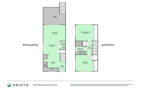 Photo of property in 2/15 Tilden Avenue, Hillcrest, Auckland, 0627