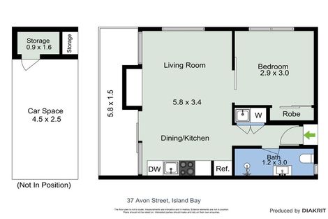 Photo of property in 37 Avon Street, Island Bay, Wellington, 6023