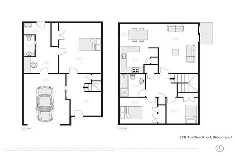 Photo of property in 2/22 Tui Glen Road, Birkenhead, Auckland, 0626