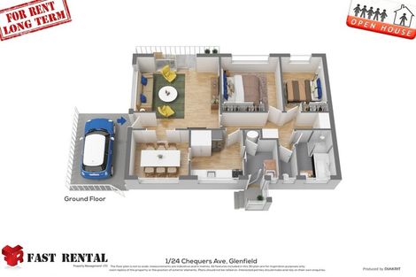 Photo of property in 1/8 Waverley Avenue, Glenfield, Auckland, 0629