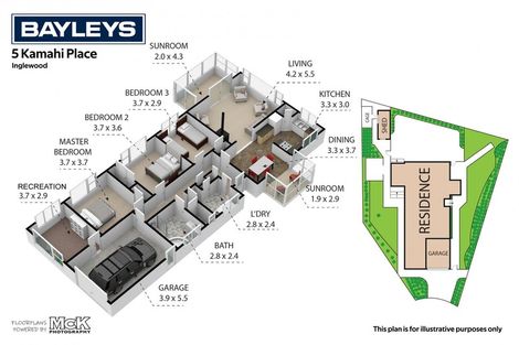 Photo of property in 5 Kamahi Place, Inglewood, 4330