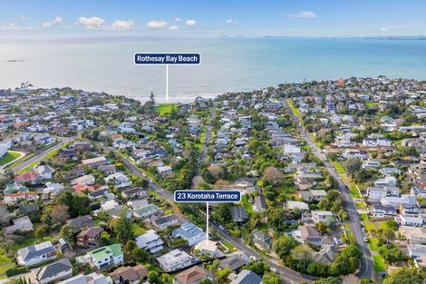 Photo of property in 23 Korotaha Terrace, Rothesay Bay, Auckland, 0630