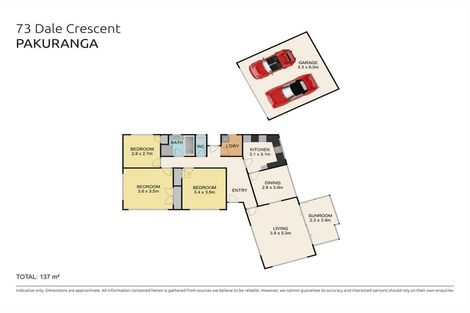 Photo of property in 73 Dale Crescent, Pakuranga, Auckland, 2010