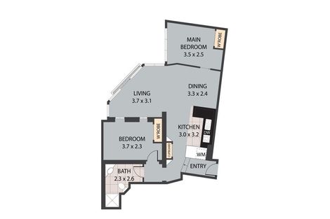 Photo of property in Terrace Garden Apartments, 13d/120 The Terrace, Wellington Central, Wellington, 6011