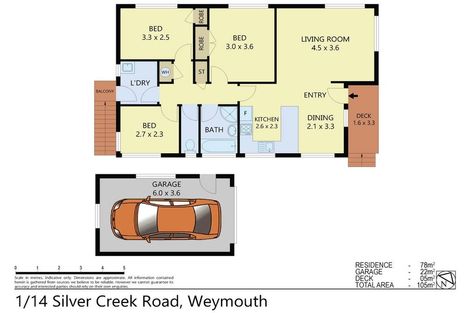 Photo of property in 1/14 Silver Creek Road, Weymouth, Auckland, 2103