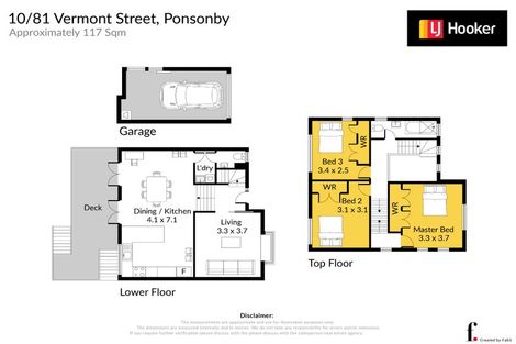 Photo of property in Grace Square, 81j Vermont Street, Ponsonby, Auckland, 1011