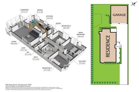 Photo of property in 105 Watt Street, Featherston, 5710