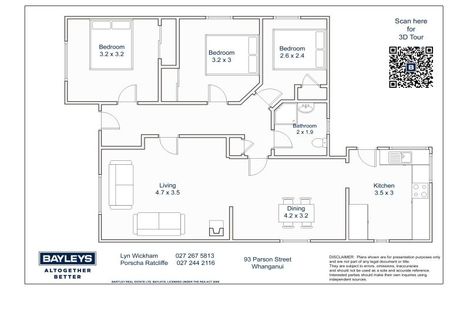 Photo of property in 93 Parsons Street, Springvale, Whanganui, 4501