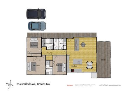 Photo of property in 26a Scarlock Avenue, Browns Bay, Auckland, 0630