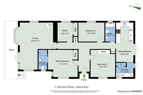Photo of property in 7 Danube Street, Island Bay, Wellington, 6023