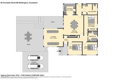 Photo of property in 46 Ferndale Road, Mount Wellington, Auckland, 1060