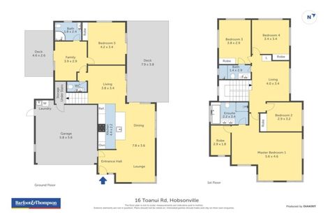 Photo of property in 16 Toanui Road, Hobsonville, Auckland, 0616