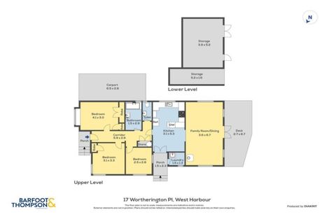 Photo of property in 17 Worthington Place, West Harbour, Auckland, 0618