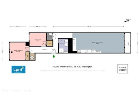 Photo of property in Monument Apartments, 3c/245 Wakefield Street, Te Aro, Wellington, 6011