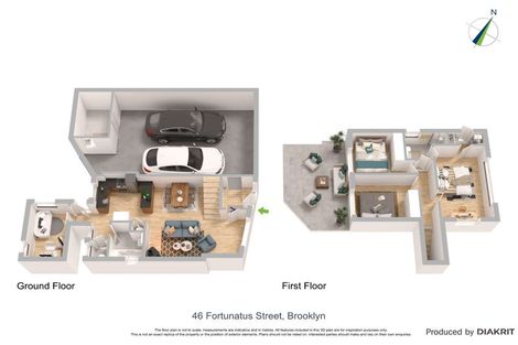 Photo of property in 46 Fortunatus Street, Brooklyn, Wellington, 6021