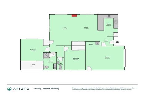 Photo of property in 24 Greig Crescent, Amberley, 7410