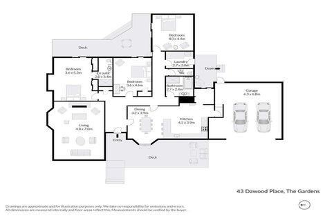 Photo of property in 43 Dawood Place, The Gardens, Auckland, 2105