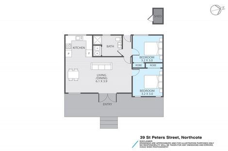 Photo of property in 1/39 St Peters Street, Northcote, Auckland, 0627