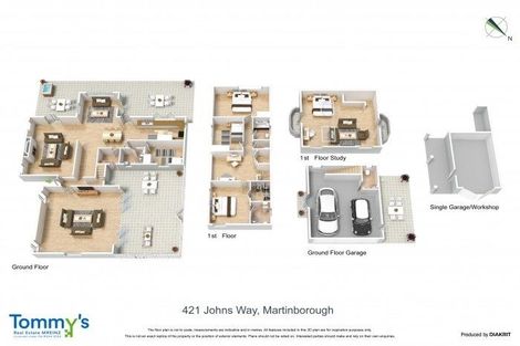 Photo of property in 421 Johns Way, Martinborough, Carterton, 5784