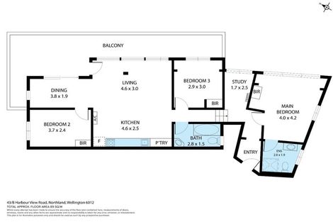 Photo of property in 43b Harbour View Road, Northland, Wellington, 6012