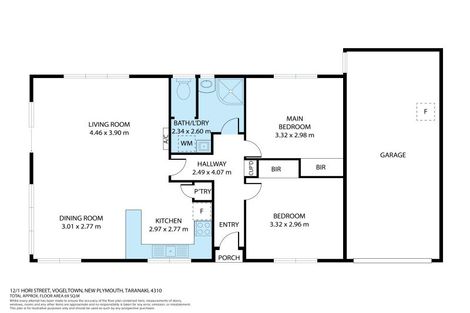 Photo of property in 1/12 Hori Street, Vogeltown, New Plymouth, 4310