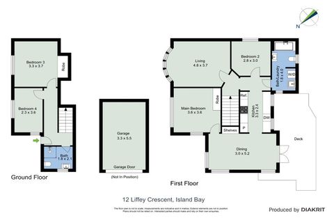 Photo of property in 12 Liffey Crescent, Island Bay, Wellington, 6023