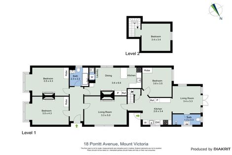 Photo of property in 18 Porritt Avenue, Mount Victoria, Wellington, 6011