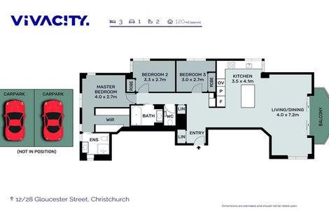 Photo of property in Gloucester Towers, 12/28 Gloucester Street, Christchurch Central, Christchurch, 8013