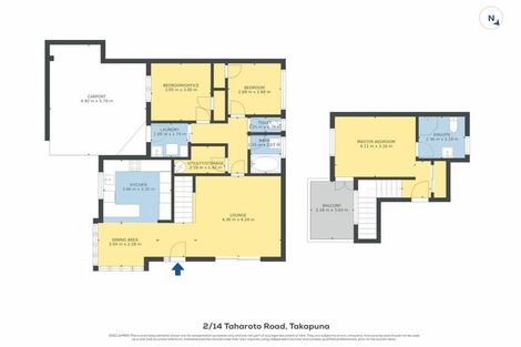 Photo of property in 2/14 Taharoto Road, Takapuna, Auckland, 0622