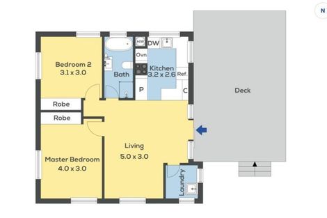 Photo of property in 2/72 Onewa Road, Northcote Point, Auckland, 0627