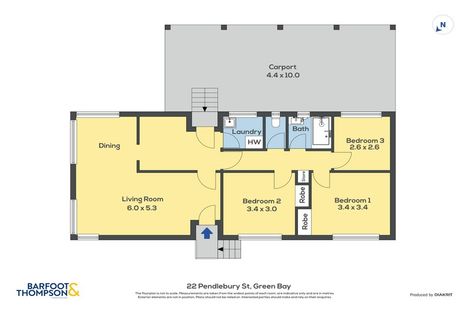 Photo of property in 22 Pendlebury Street, Green Bay, Auckland, 0604