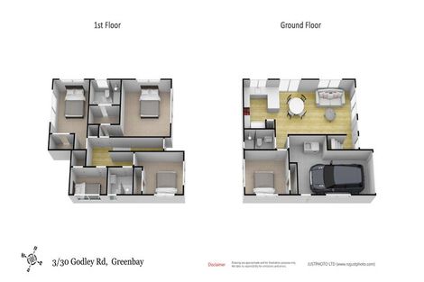 Photo of property in 1/4 Godley Road, Green Bay, Auckland, 0604