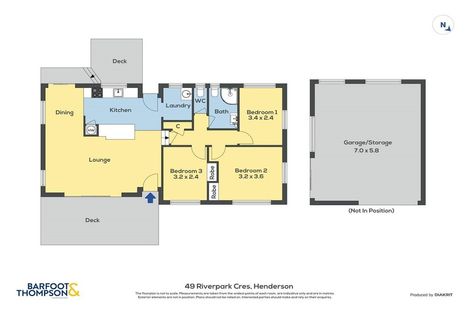 Photo of property in 49 Riverpark Crescent, Henderson, Auckland, 0610