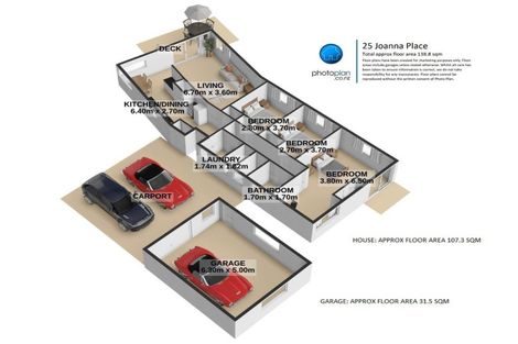 Photo of property in 25 Joanna Place, Deanwell, Hamilton, 3206